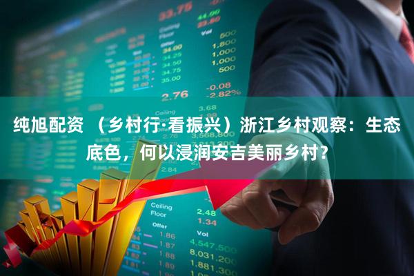 纯旭配资 (乡村行·看振兴)浙江乡村观察:生态底色,何以浸润安吉美丽乡村?